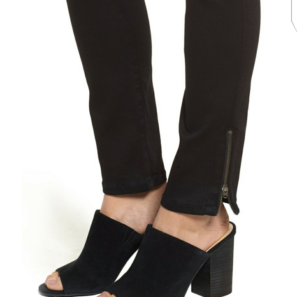 Eileen Fisher skinny moto jeans